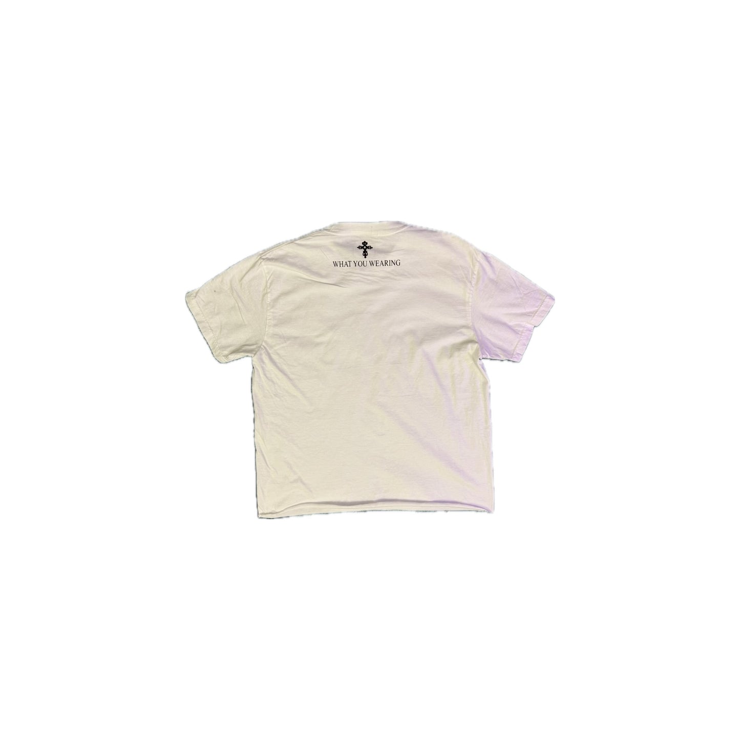 W.A CROPPED TEE WHITE