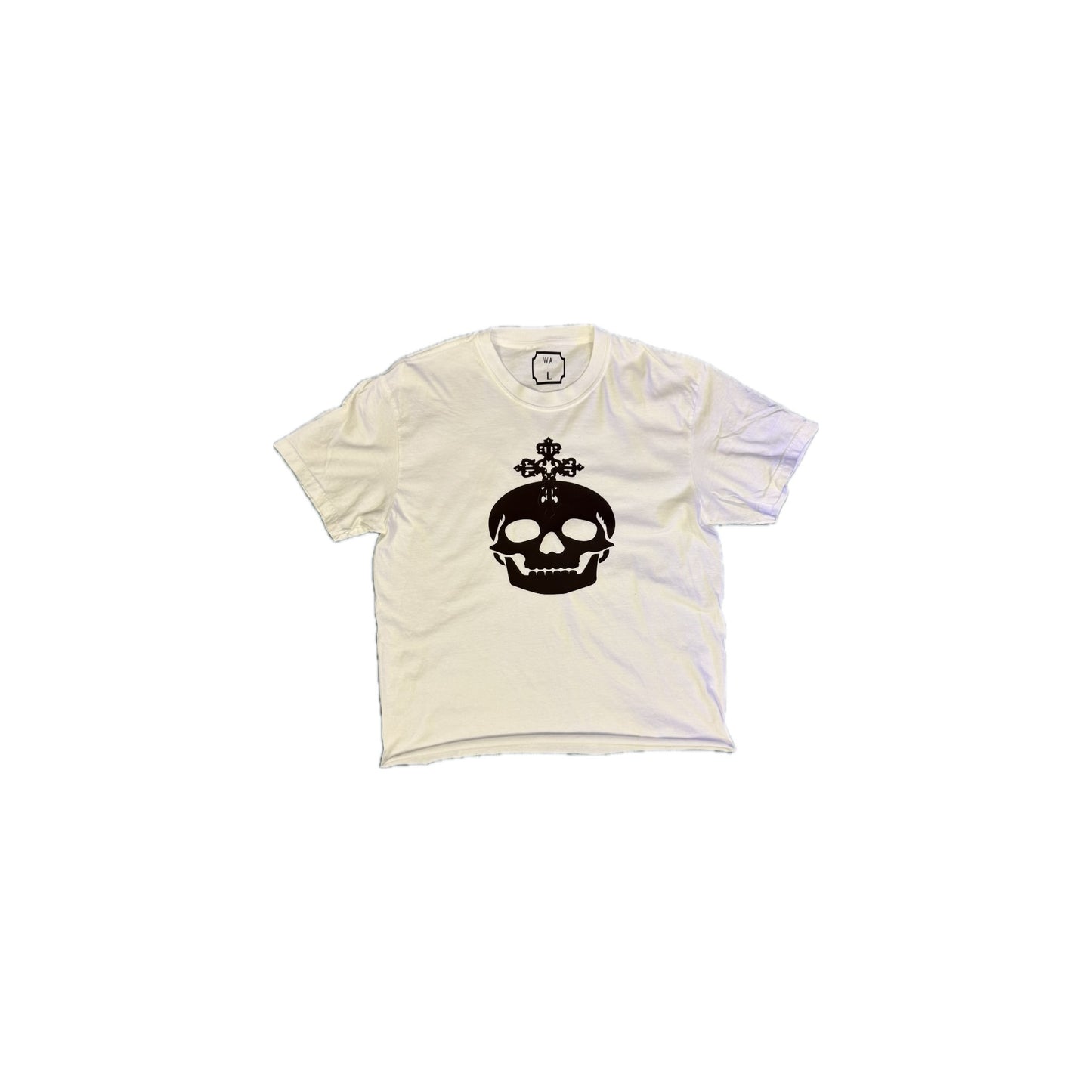 W.A CROPPED TEE WHITE