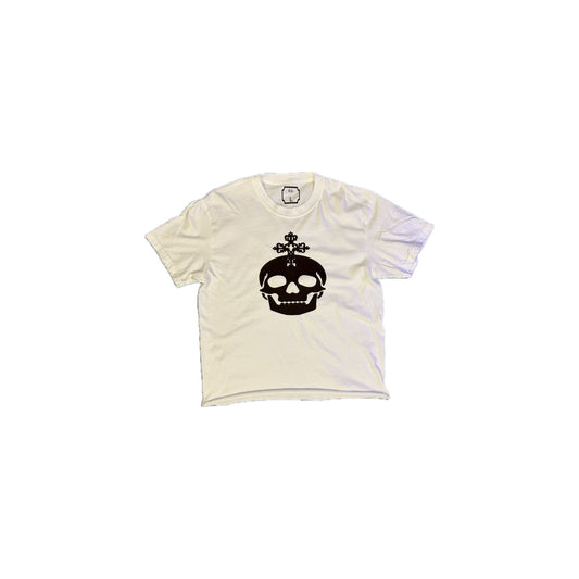 W.A CROPPED TEE WHITE