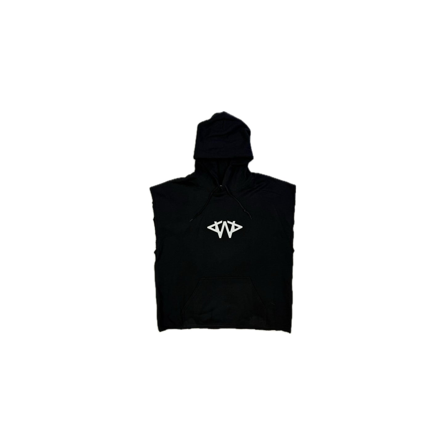 W.A CROPPED HOODIE SLEEVELESS