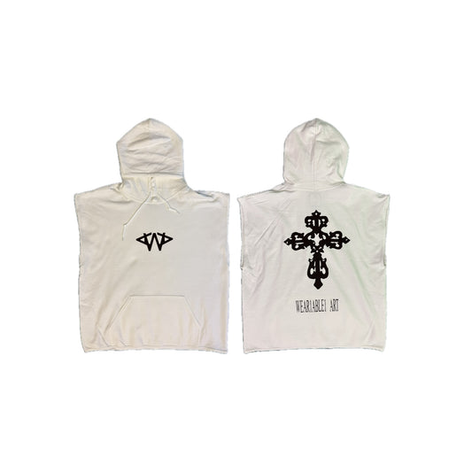 W.A CROPPED HOODIE SLEEVELESS